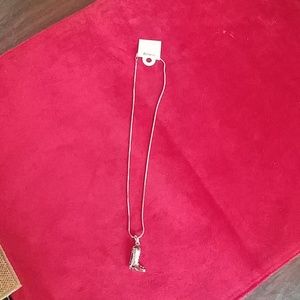 Cowboy Boot Necklace